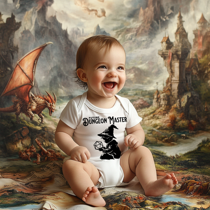 Future Dungeon Master | Fantasy Baby Body | Rollenspiel Abenteuer | RPG Strampler